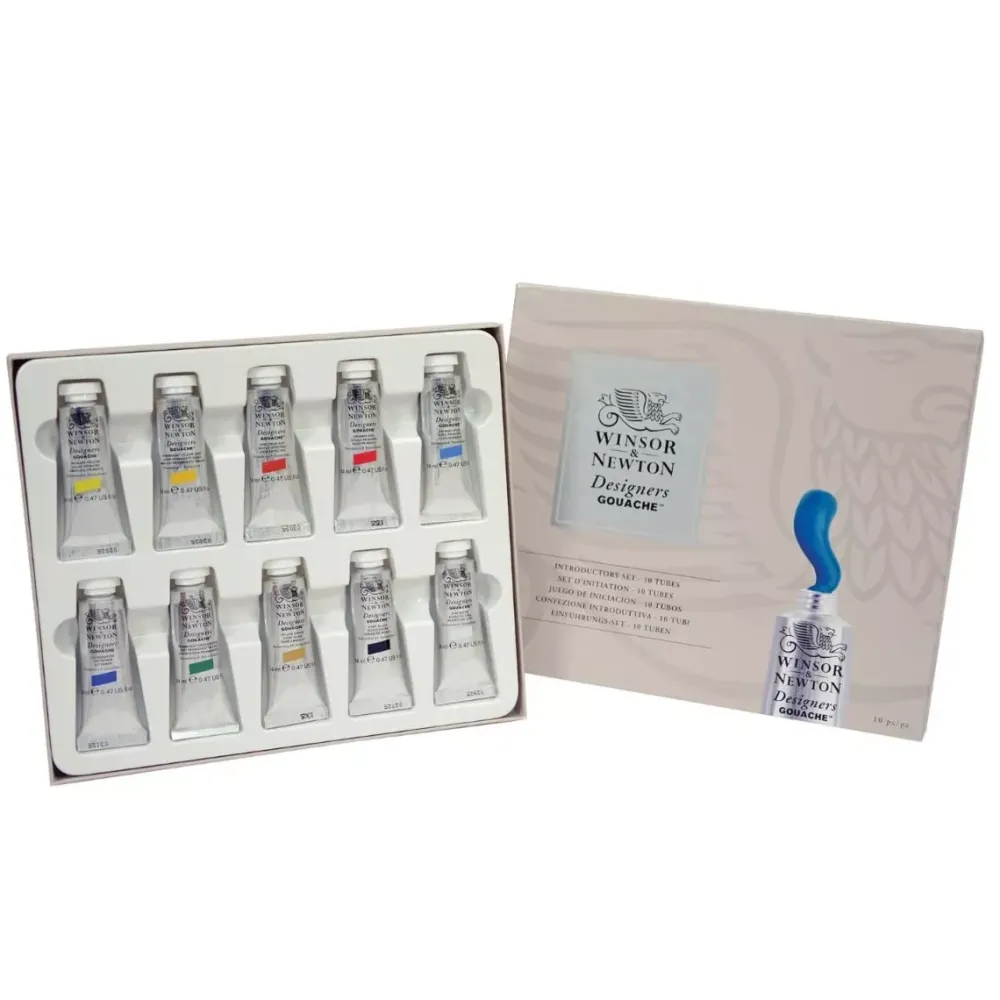 Sale Set Iniciación 10 Tubos Gouache Designers Winsor & Newton 14ml Pinturas Acrílicas
