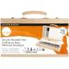 Sale Set Maletín de Madera y 26 Acrílicos Simply Daler Rowney Rotuladores