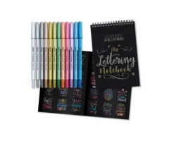 Hot Set Rotuladores Doble Punta Metallic Lettering Color Experience Rotuladores
