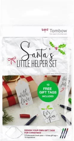 Online Set Santa s Little Helper Etiquetas Navidad