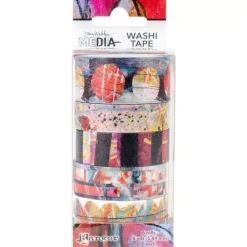Discount Set Washi Tapes Dina Wakley Media 02 Decoupage