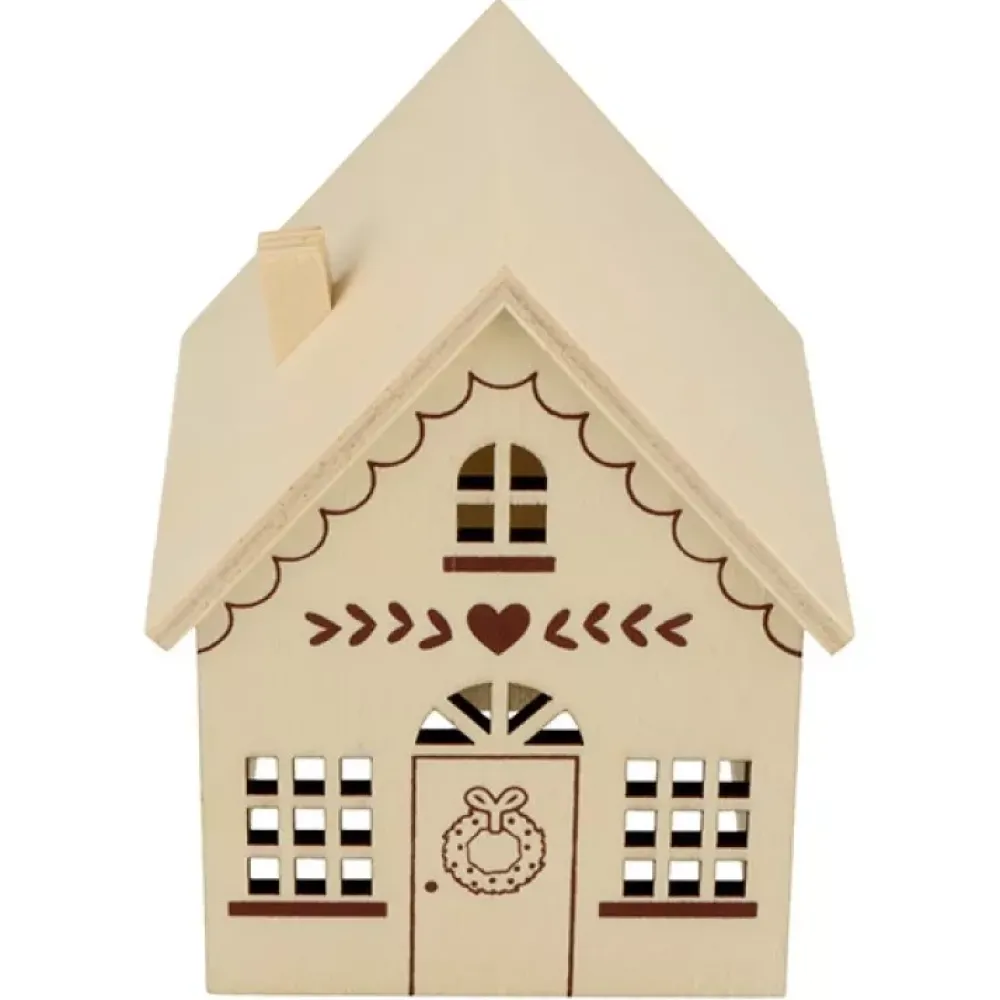 Sale Silueta de Madera Casa Corazón Home for Christmas Navidad