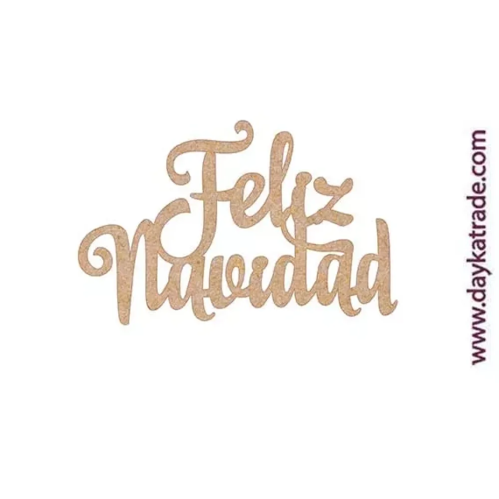 Online Silueta de Madera Feliz Navidad Dayka Navidad