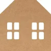 Outlet Silueta MDF Casa 15x11cm Maderas