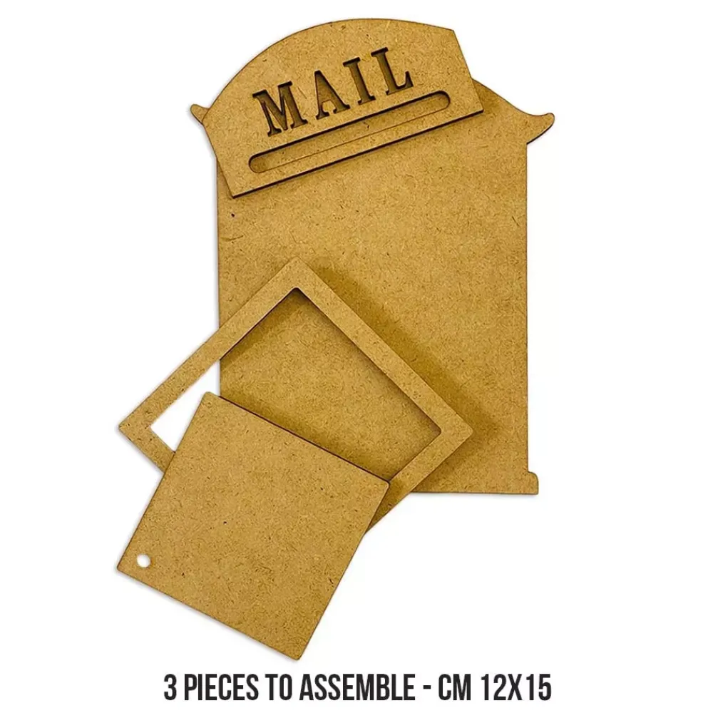 Silueta MDF Crafty Shapes Buzón All You Need For Christmas Navidad