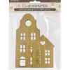 Clearance Silueta MDF Crafty Shapes Casas All You Need For Christmas  Navidad