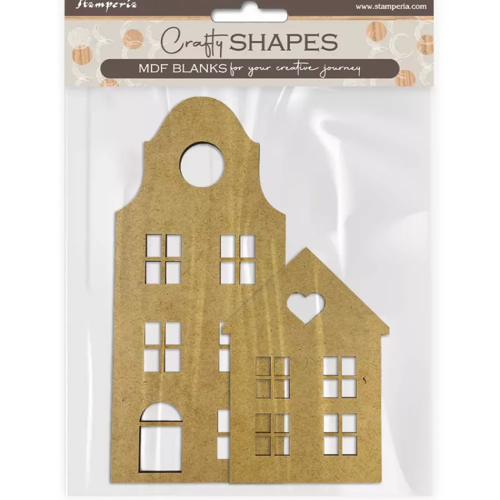 Clearance Silueta MDF Crafty Shapes Casas All You Need For Christmas Navidad