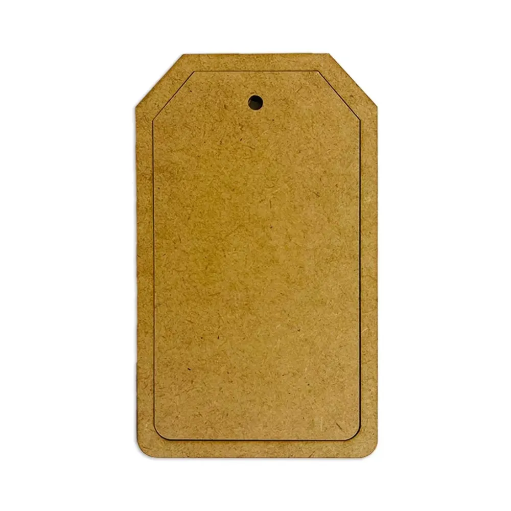 New Silueta MDF Crafty Shapes Etiqueta rectangular All You Need For Christmas Navidad