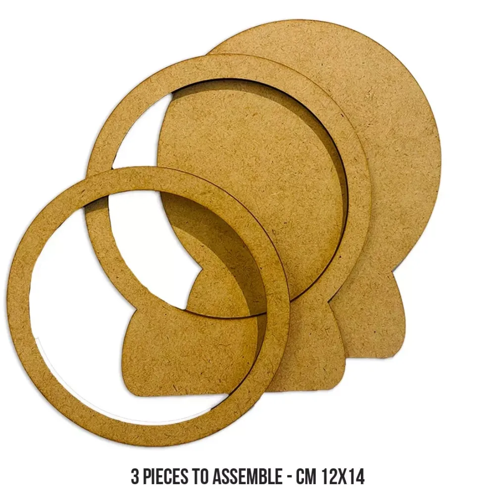 Discount Silueta MDF Crafty Shapes Bola de nieve All You Need For Christmas Navidad