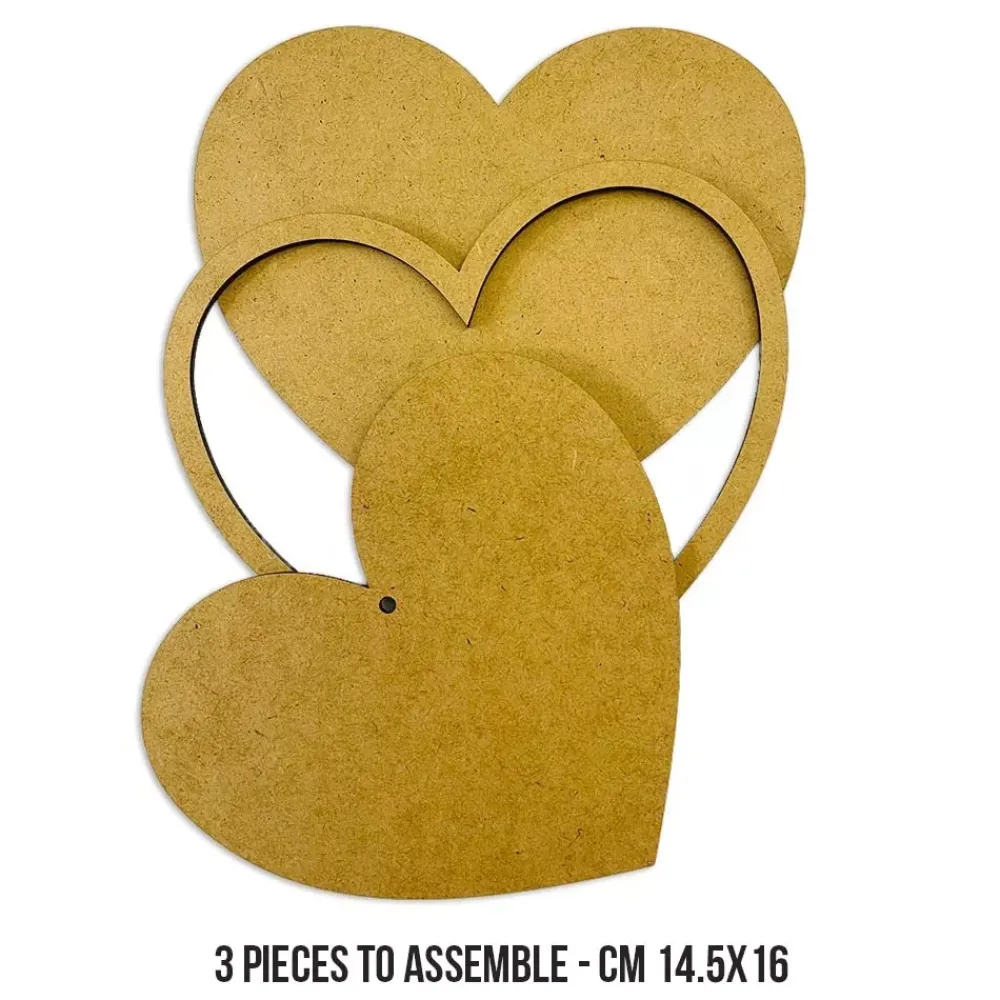 Clearance Silueta MDF Crafty Shapes Corazón All You Need For Christmas Navidad