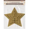 Hot Silueta MDF Crafty Shapes Estrellas The Owl's House Navidad