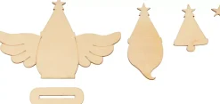 Hot Siluetas para Montar Imagine Xmas Maderas