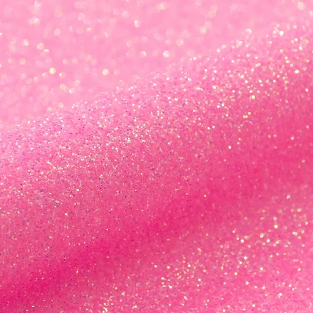 New Vinilo Termotransferible Glitter Neon Pink 30x50cm Silhouette