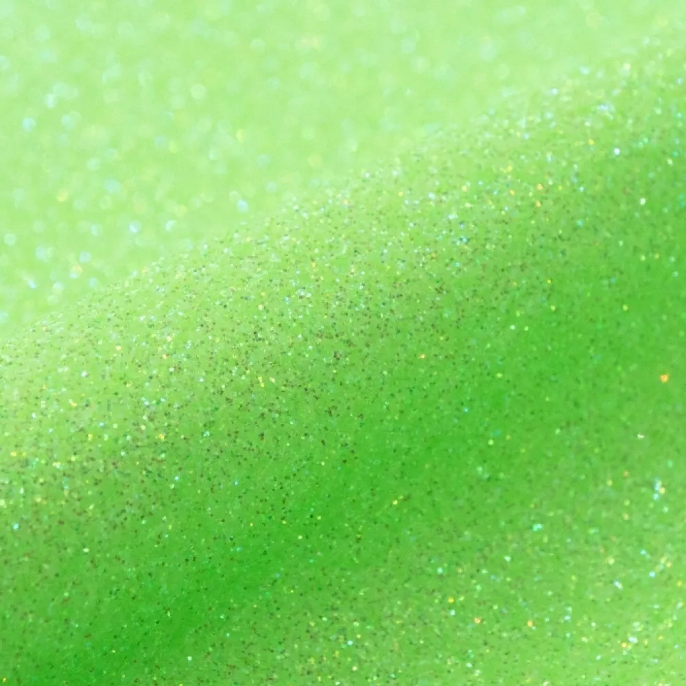Sale Vinilo Termotransferible Glitter Neon Green 30x50cm Silhouette