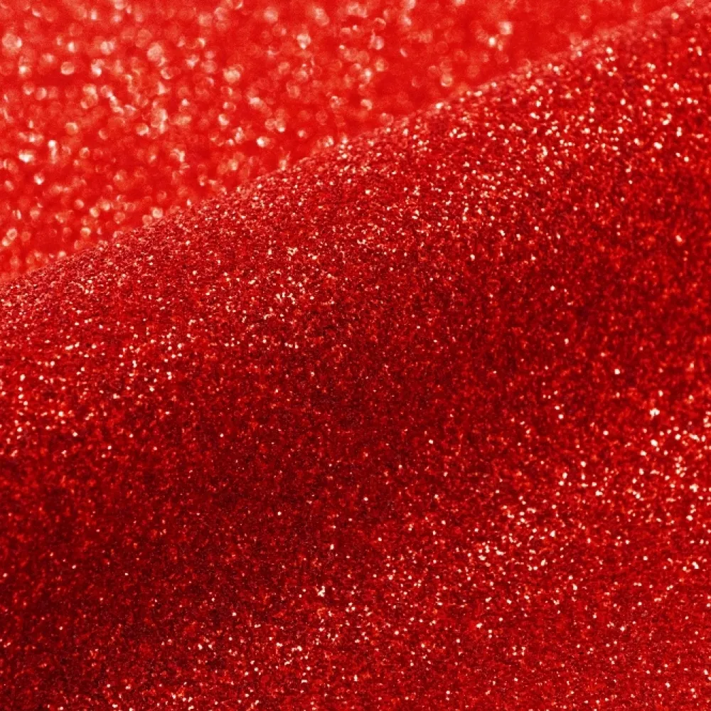 Discount Vinilo Termotransferible Glitter Red 30x50cm Silhouette