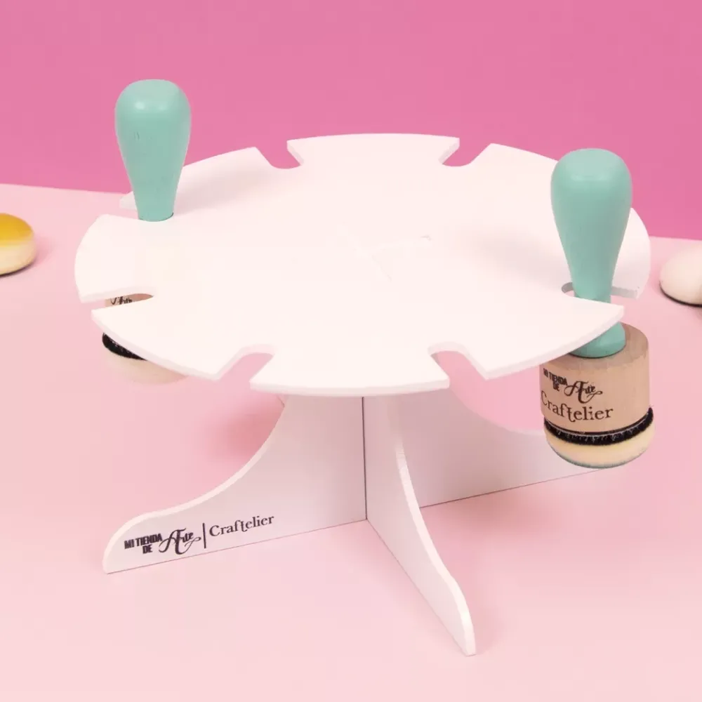 Clearance Soporte Para Aplicadores de Tinta Blanco Organización