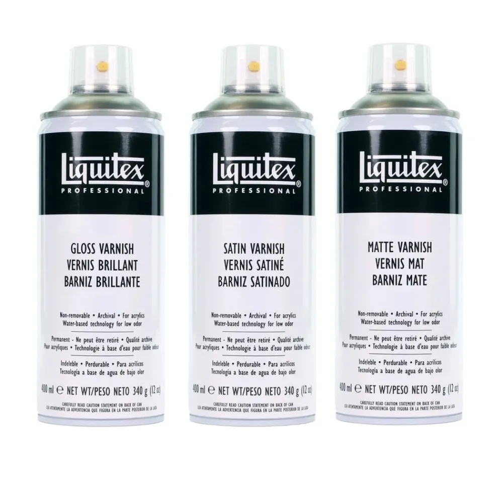 Spray aerosol barniz acrílico profesional 400ml Barnices