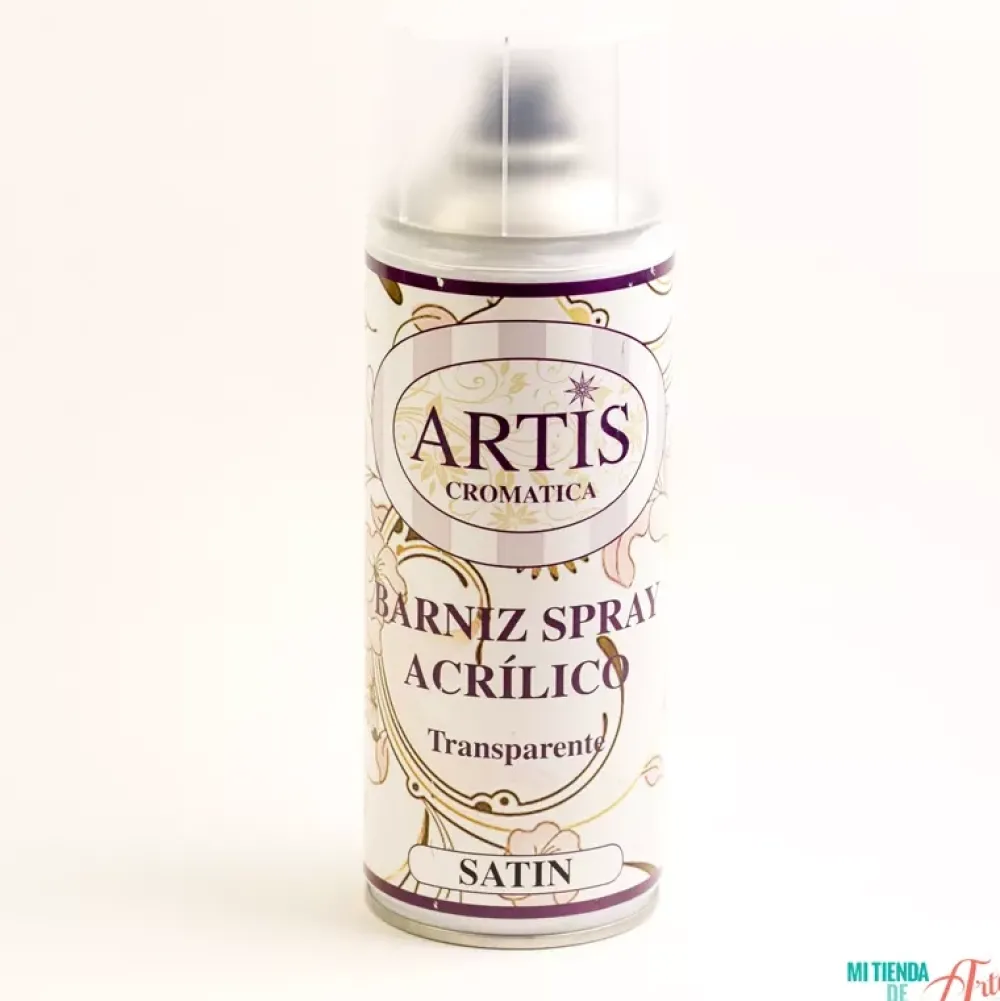 Outlet Spray Aerosol Barniz Acrílico Satinado Artis Cromática Dayka 250ml Barnices