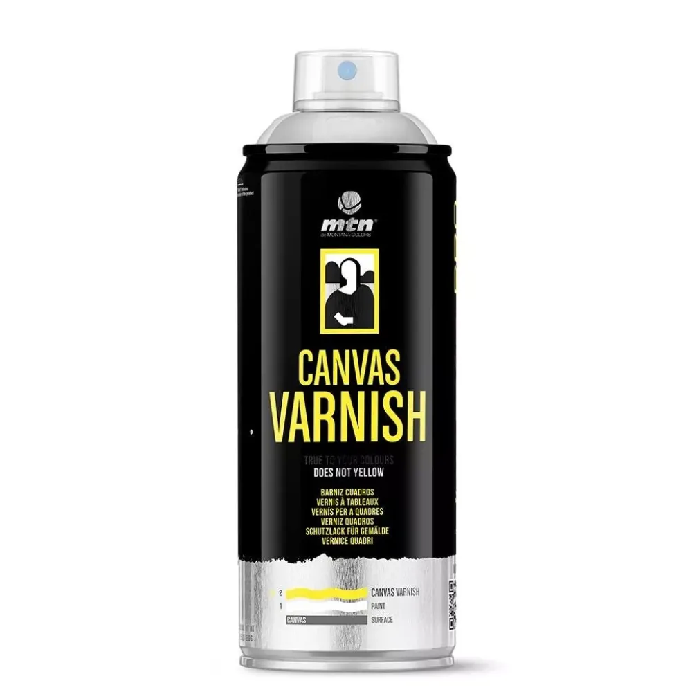Spray Aerosol Barniz para cuadros mate MTN 400ml Barnices
