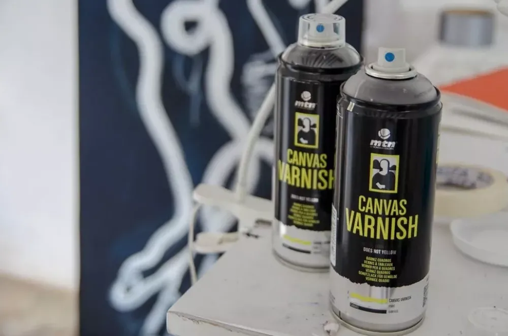 Spray Aerosol Barniz para cuadros mate MTN 400ml Barnices