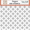 Clearance Stencil Geometric Flower Family Echo Park Plantillas
