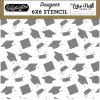Outlet Stencil Graduation Day Graduation Echo Park 15x15cm Plantillas