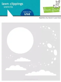 Online Stencil Nighttime Sky Plantillas