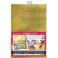 Hot Stone Paper Dorado Papeles
