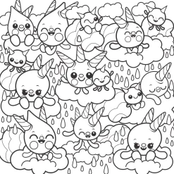 Clearance Super Cute! Coloring Book Colorear
