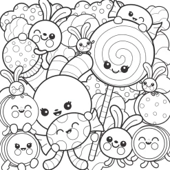 Clearance Super Cute! Coloring Book Colorear