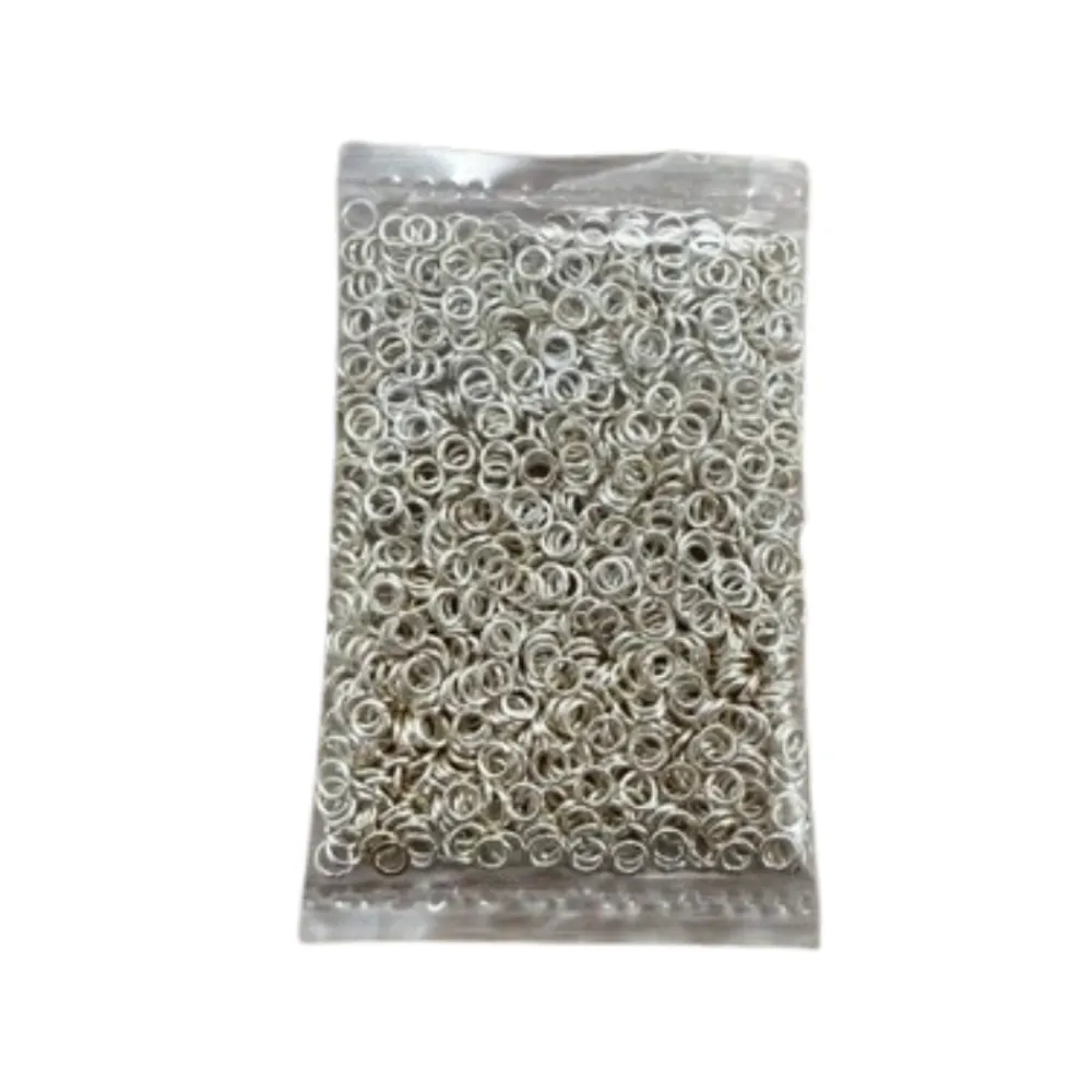Clearance SUPER OFERTA **40%** Arandelas plateadas 4mm Bisutería