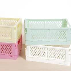 Best SUPER OFERTA **40%** Caja de Almacenamiento Plegable Pequeña Rosa Organización