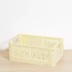 Online SUPER OFERTA **40%** Caja de Almacenamiento Plegable Grande Amarilla Organización