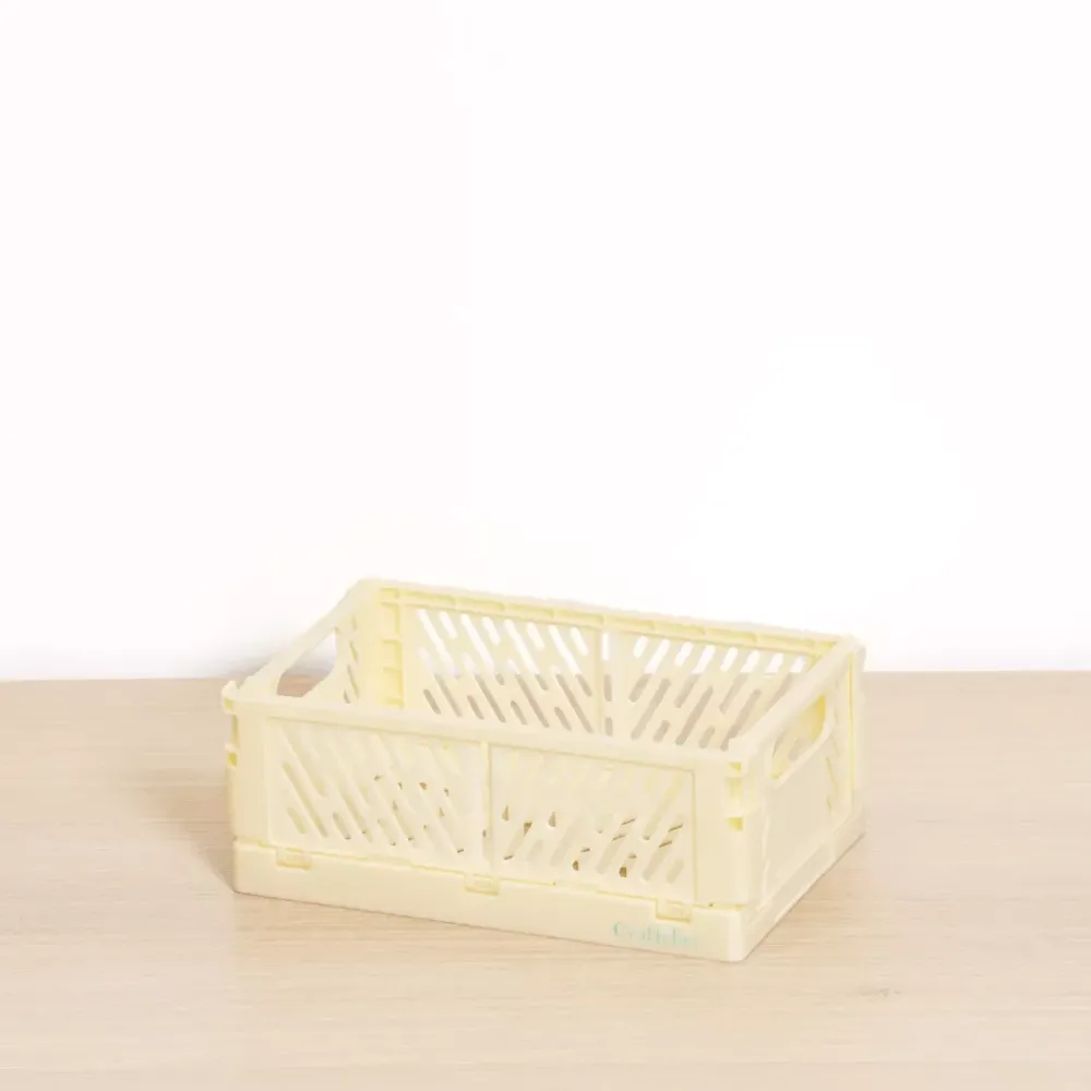 Sale SUPER OFERTA **40%** Caja de Almacenamiento Plegable Pequeña Amarilla Organización