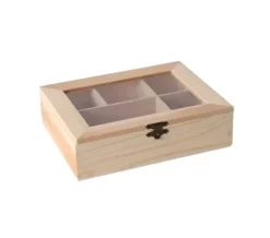 Sale SUPER OFERTA **40%** Caja Joyero de Madera con Compartimentos Maderas