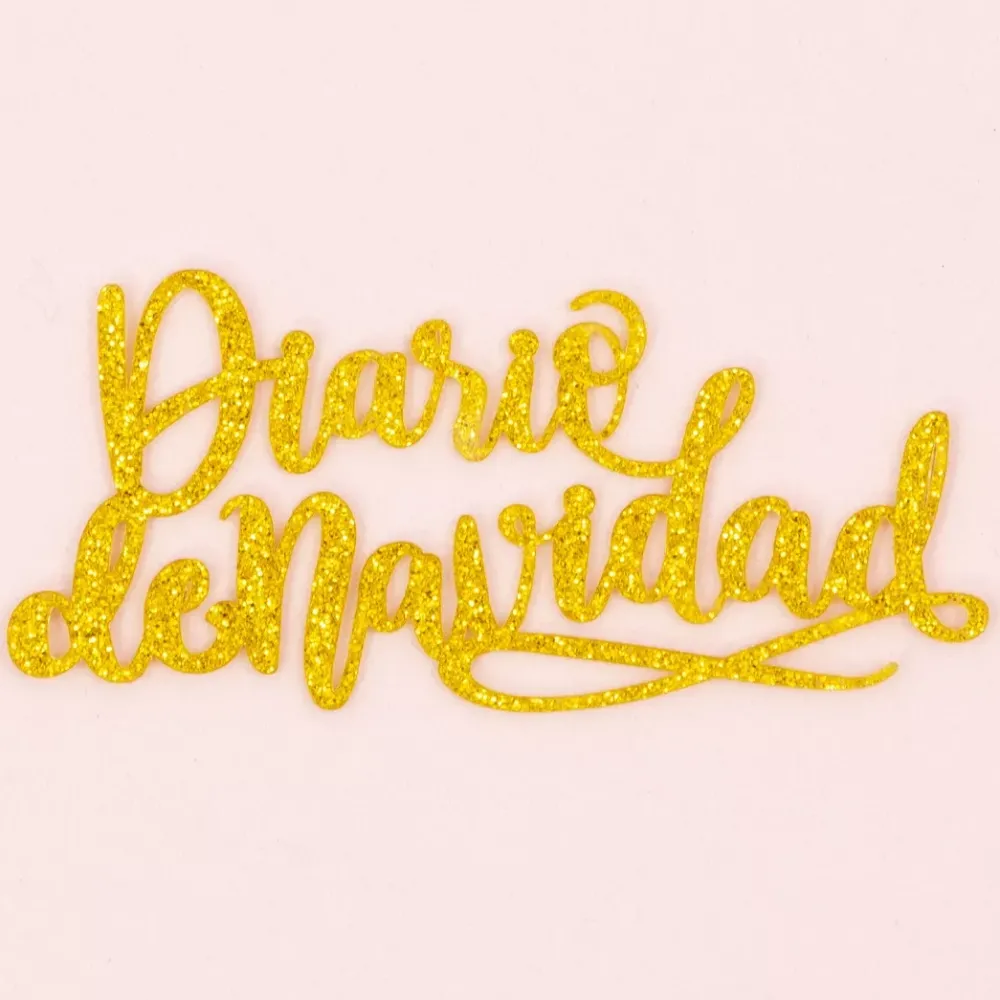 Outlet SUPER OFERTA **60%** Die-Cut de Metacrilato Diario de Navidad Navidad