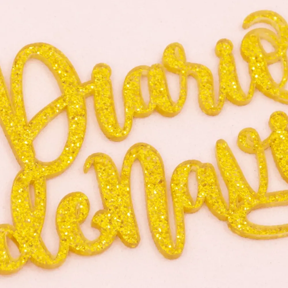 Outlet SUPER OFERTA **60%** Die-Cut de Metacrilato Diario de Navidad Navidad