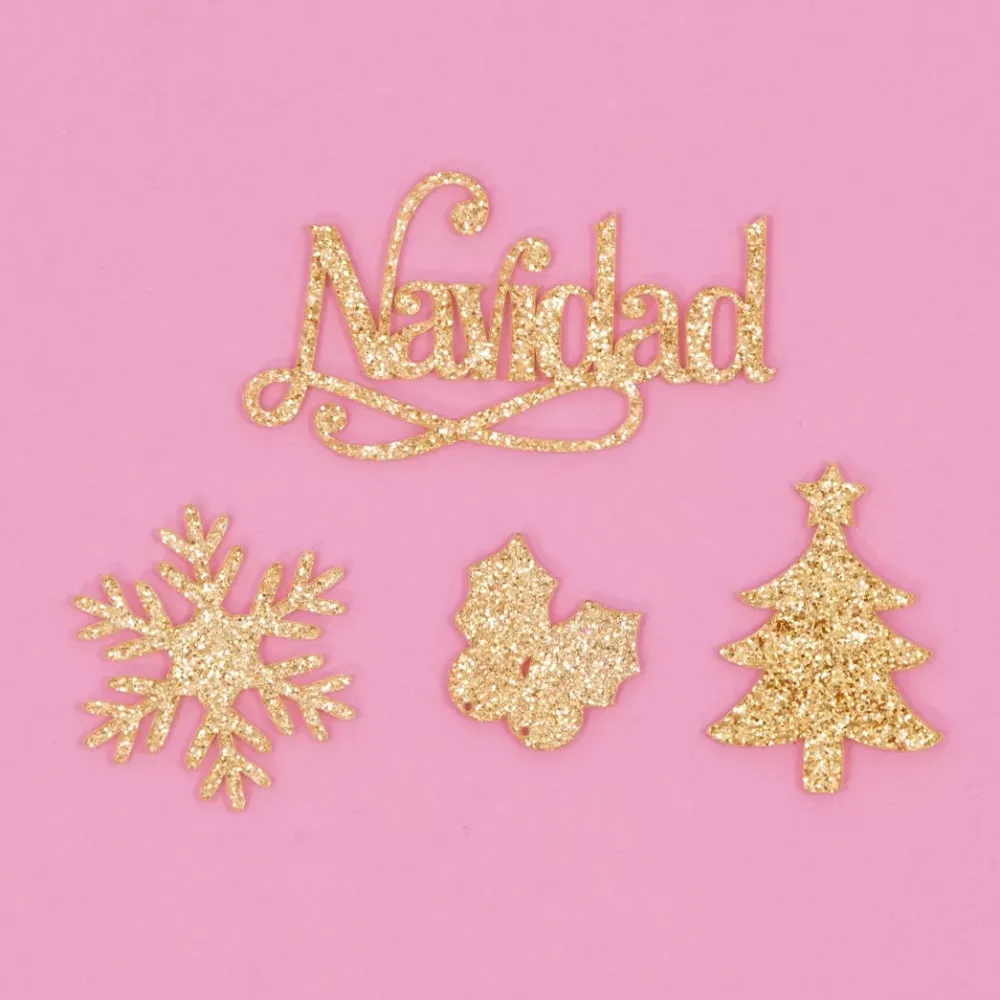 Hot SUPER OFERTA **60%** Die-Cut de Metacrilato Navidad Navidad