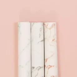 Hot SUPER OFERTA **40%** Ecopiel Pink Marble 35x50cm Papeles