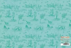 SUPER OFERTA **30%** Falso Cuero Impreso The Bloomsbury 50x33cm Telas, Sedas Y Fieltro