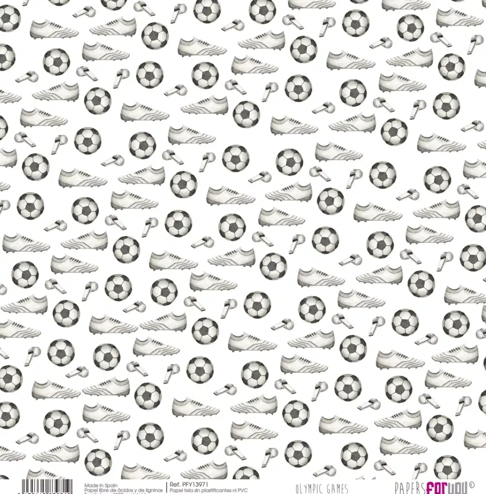 Online SUPER OFERTA **40%** Kit 10 Papeles de Tela Olympic Games 30x30cm Telas, Sedas Y Fieltro