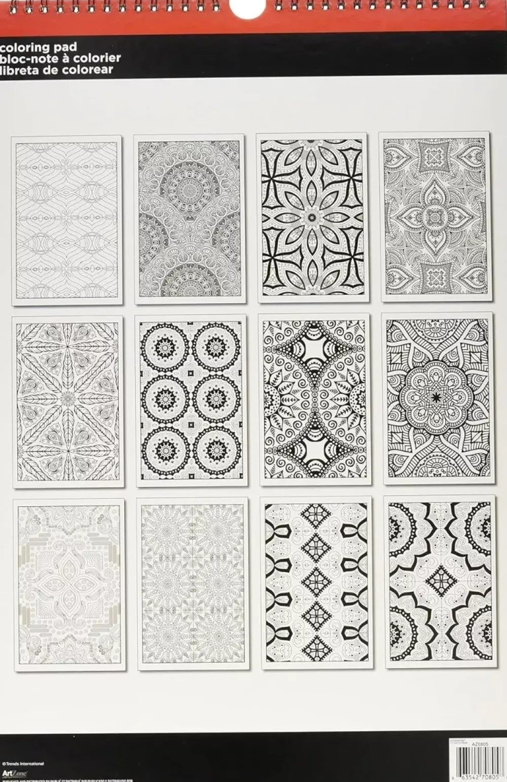 Outlet SUPER OFERTA **40%** Libro para colorear Caleidoscopio ArtZone 11x17cm Colorear