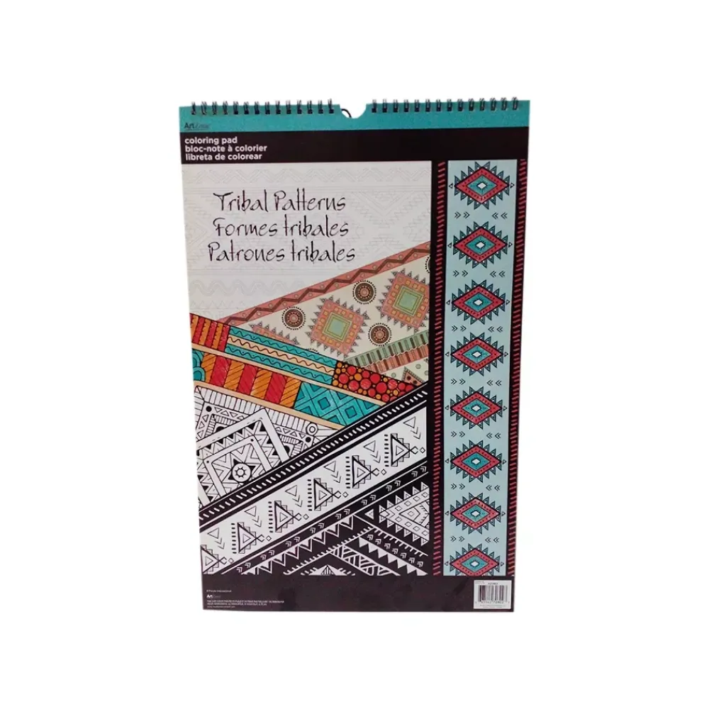 Outlet SUPER OFERTA **40%** Libro para colorear Patrones tribales ArtZone 11x17cm Colorear