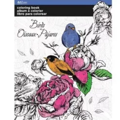 SUPER OFERTA **40%** Libro para colorear Pájaros ArtZone Colorear