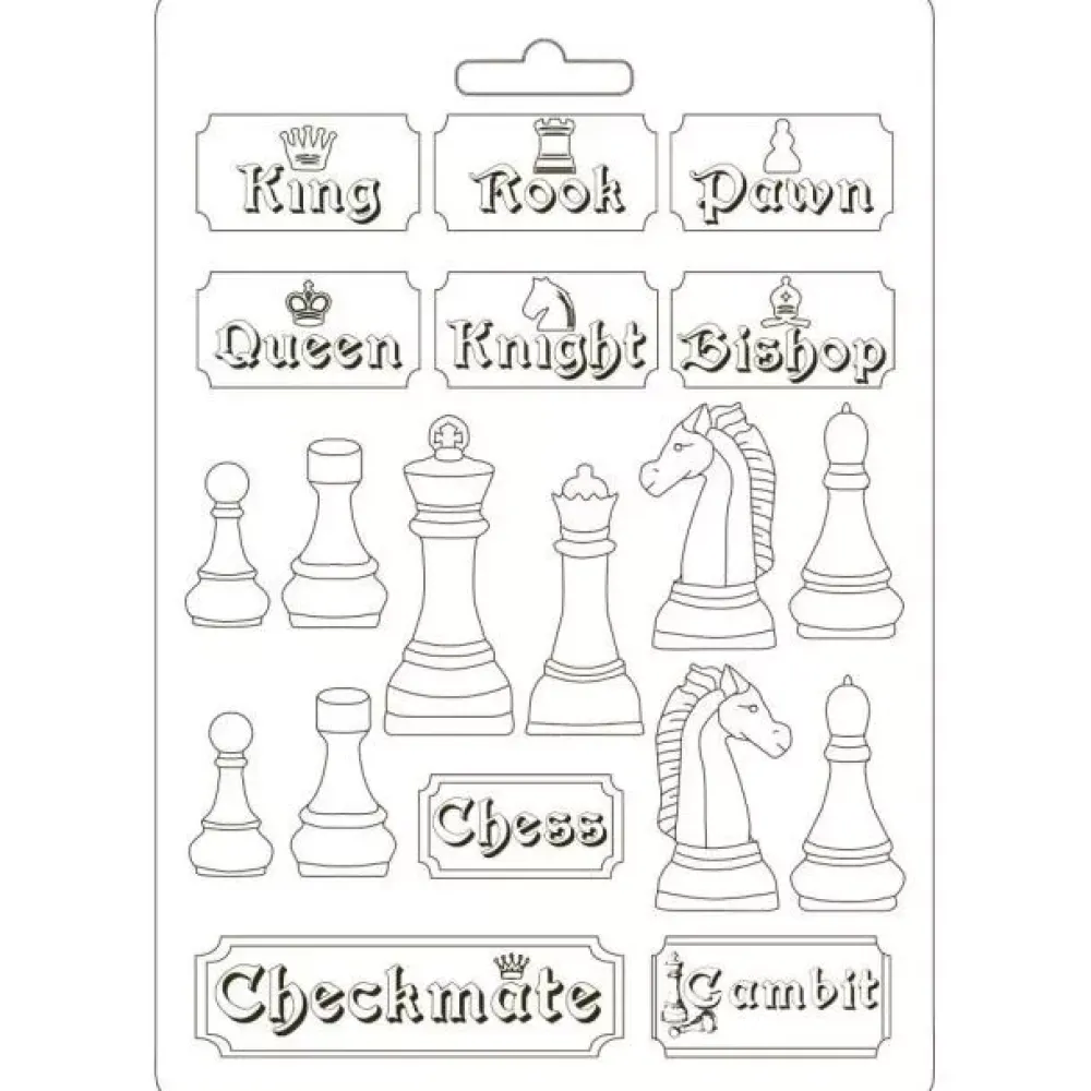 Best SUPER OFERTA **30%** Molde Flexible Alice Checkmate Alice Through the Looking Glass 21x29cm Herramientas Para Modelado|Pastas Moldeables
