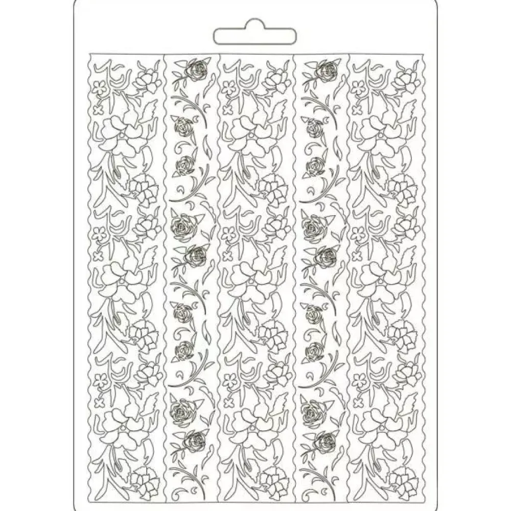 SUPER OFERTA **30%** Molde Flexible Alice Borders Alice Through the Looking Glass 14x21cm Herramientas Para Modelado|Pastas Moldeables