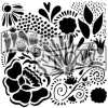 Discount SUPER OFERTA **30%** Máscara Chica Doodle 30x30cm Plantillas