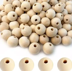 Hot SUPER OFERTA **40%** Pack 12 cuentas de madera Bisutería