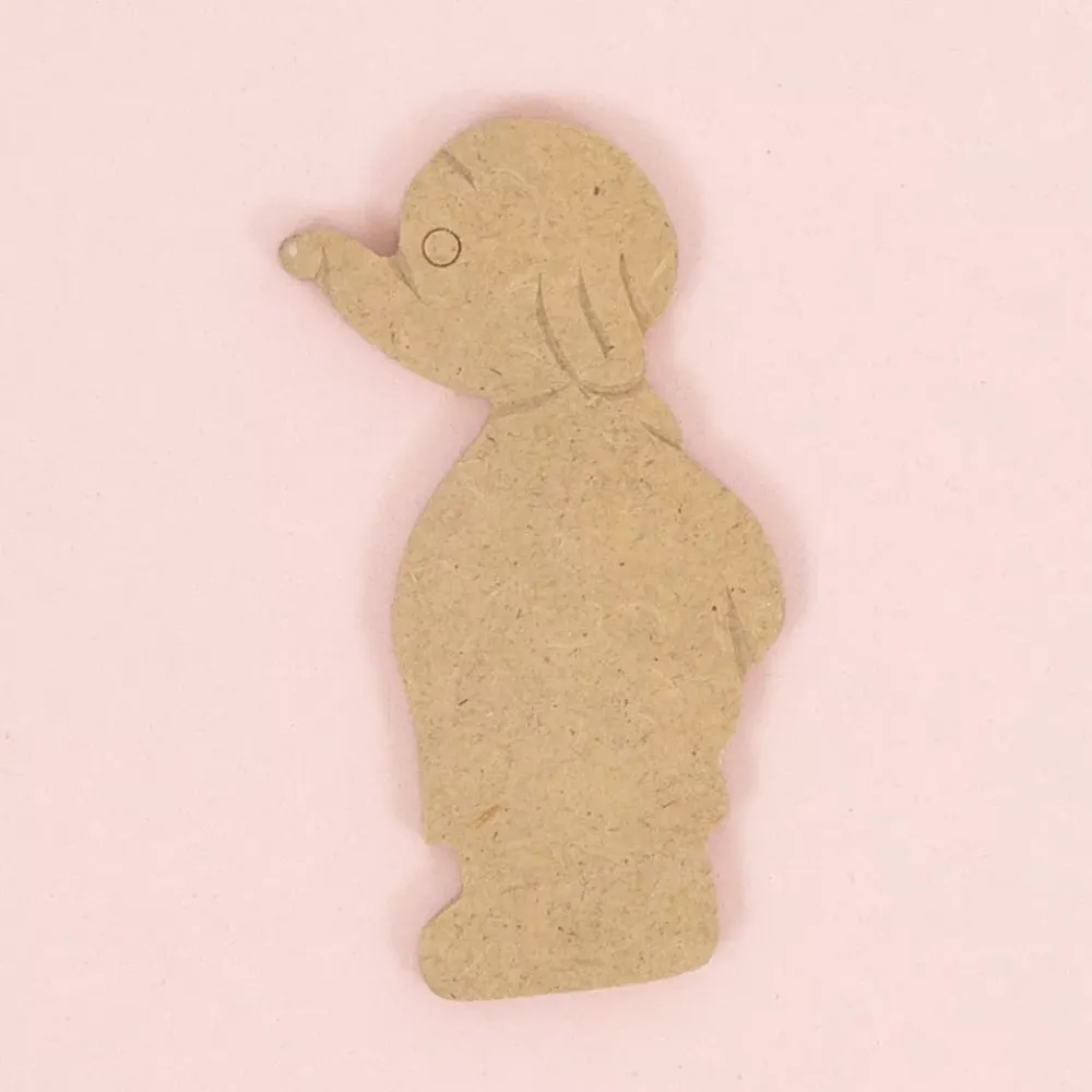 Best SUPER OFERTA **40%** Pack 3 Siluetas de Madera Papá Elefante 5x8cm Maderas