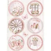 Outlet SUPER OFERTA **40%** Papel de arroz Círculos Roseland 21x29cm Papeles|Decoupage